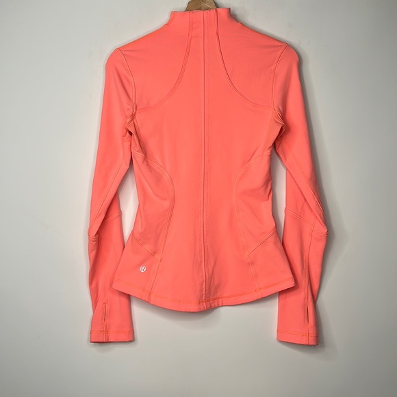 Lululemon Forme Jacket Womens Size 4 Pop Orange - Picture 2 of 9